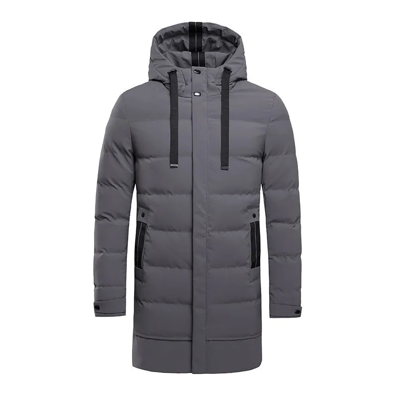 Manteau homme matelassé à capuche