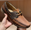 Mocassins homme à couture apparente