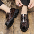 Mocassins habillés homme à boucle