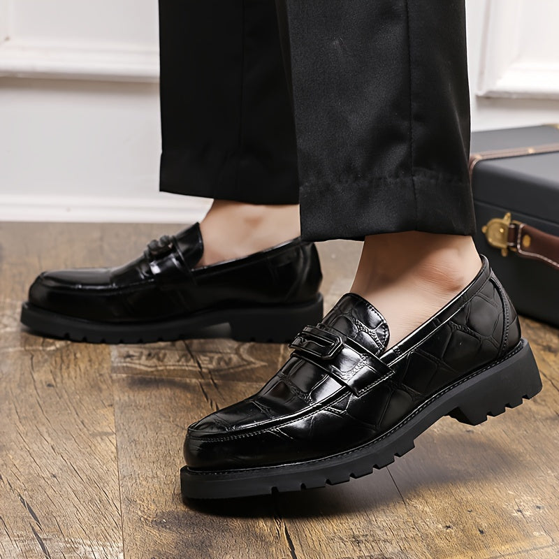 Mocassins habillés homme à boucle