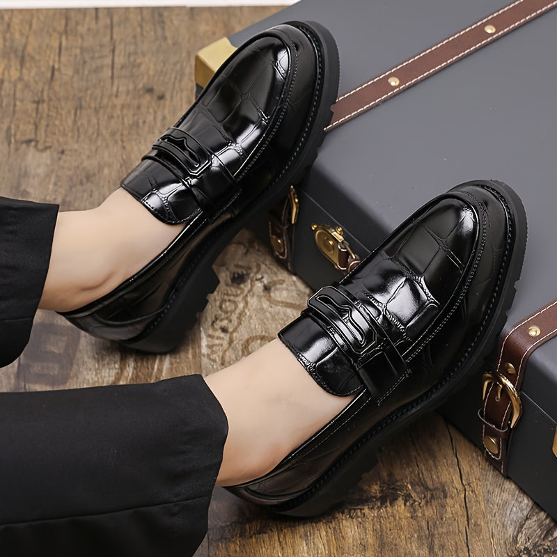 Mocassins habillés homme à boucle