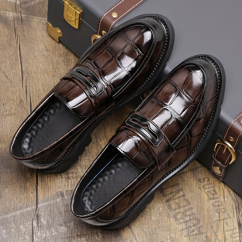 Mocassins habillés homme à boucle
