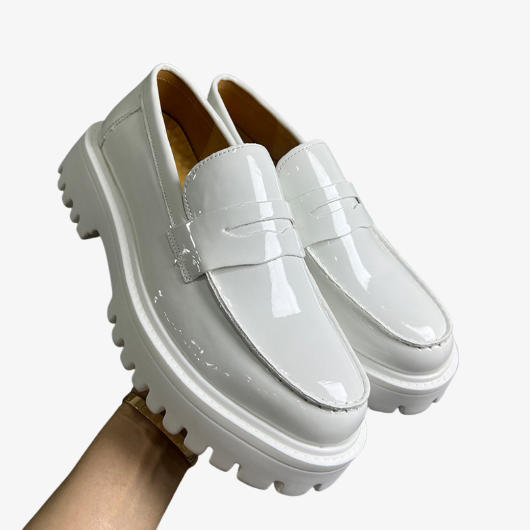 Mocassins homme à avec double bride sur le dessus