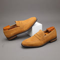 Mocassins homme à bande