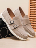 Mocassins homme à boucles doubles