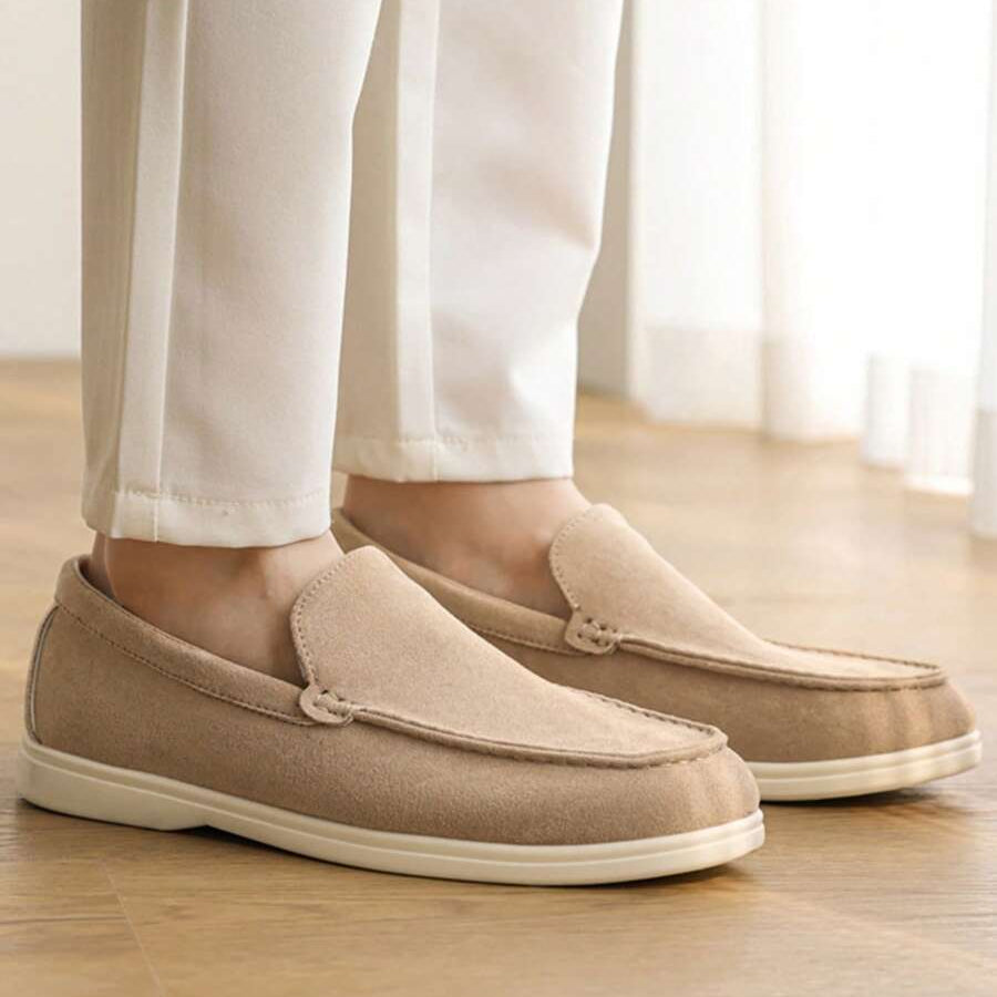 Mocassins homme à bout rond