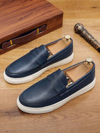 Mocassins homme à bride classique