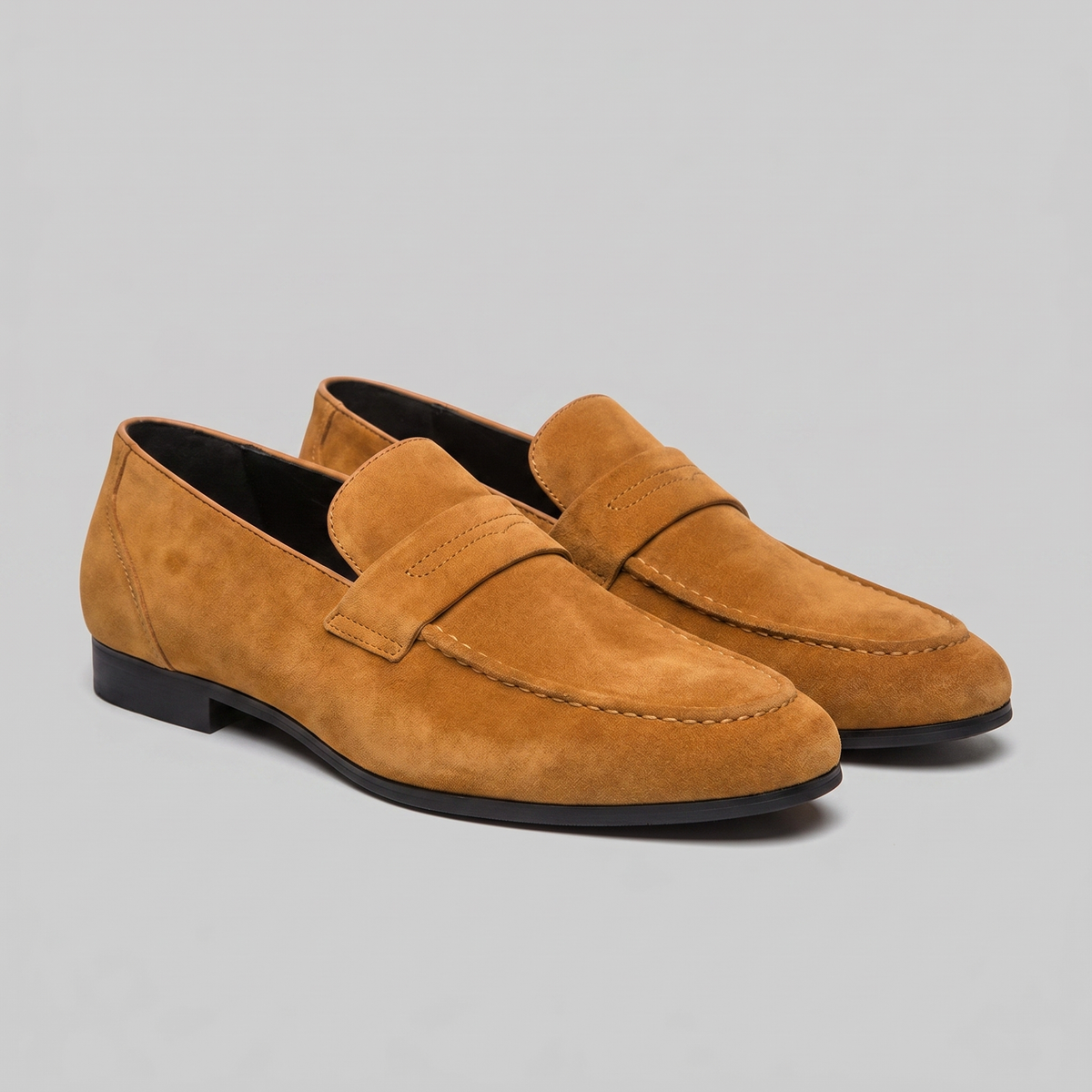 Mocassins homme à bride cousue