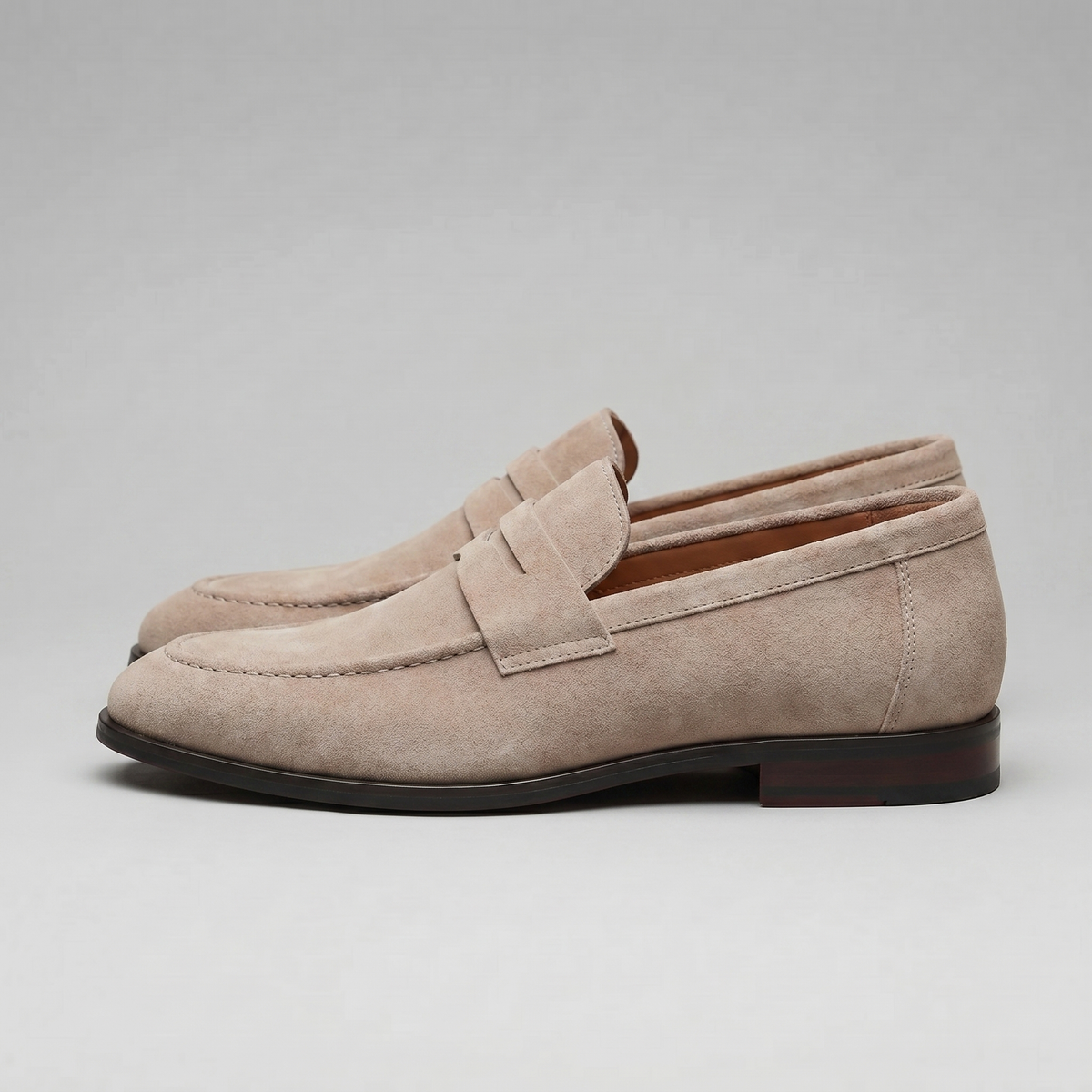 Mocassins homme à bride cousue