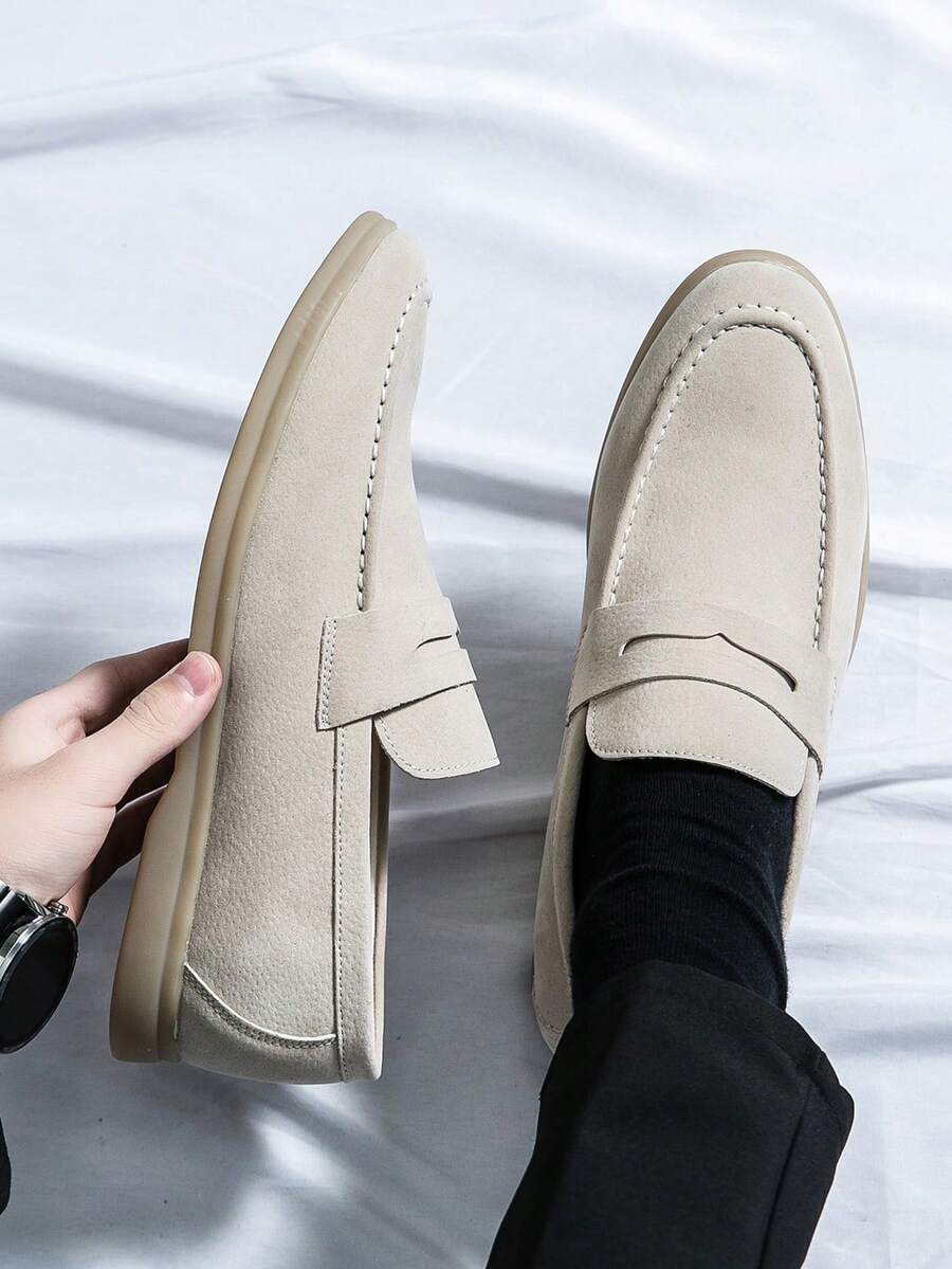 Mocassins homme à découpe frontale