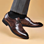 Chaussures homme à lacets bout allongé