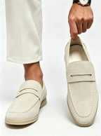 Mocassins homme à empeigne unie
