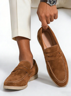 Mocassins homme à empeigne unie