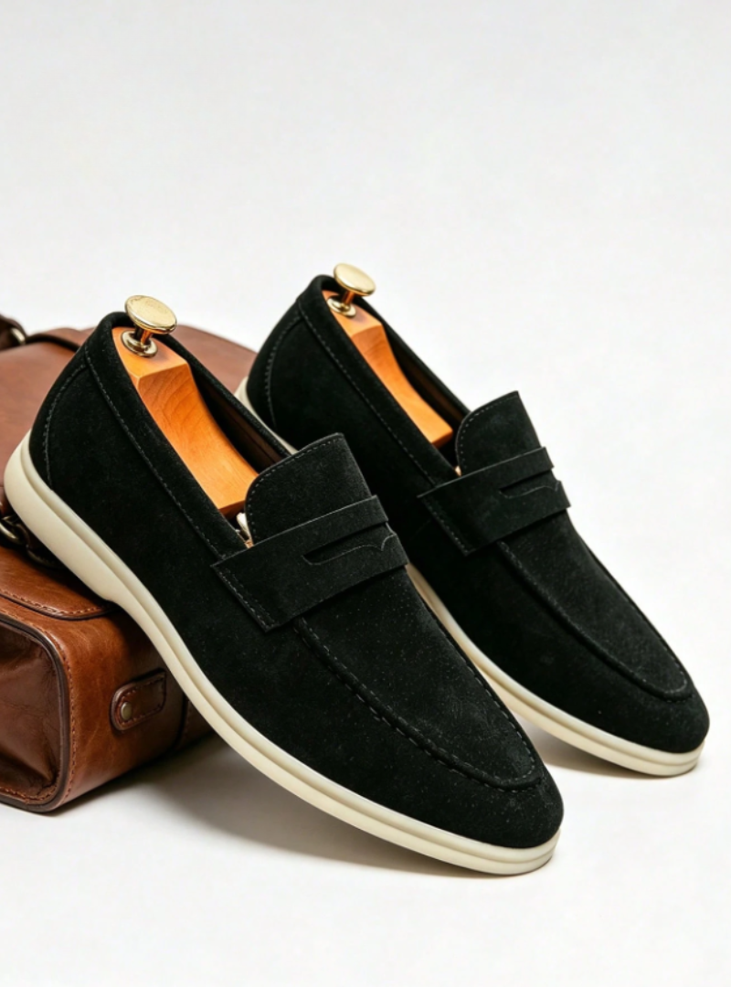 Mocassins homme à empeigne unie