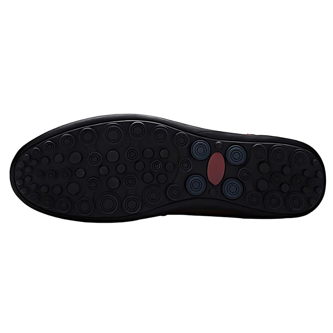Mocassins homme à enfiler perforées