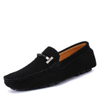 Mocassins homme à mors métallique