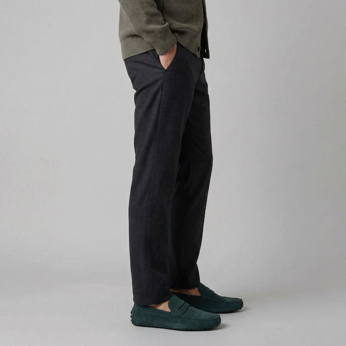 Mocassins homme à picots