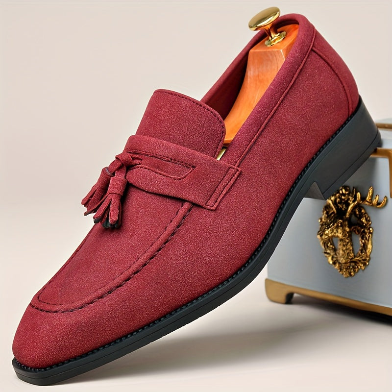 Mocassins homme à plateau frangé