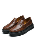 Mocassins homme à plateforme légère