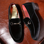 Mocassins homme à barrette métallique