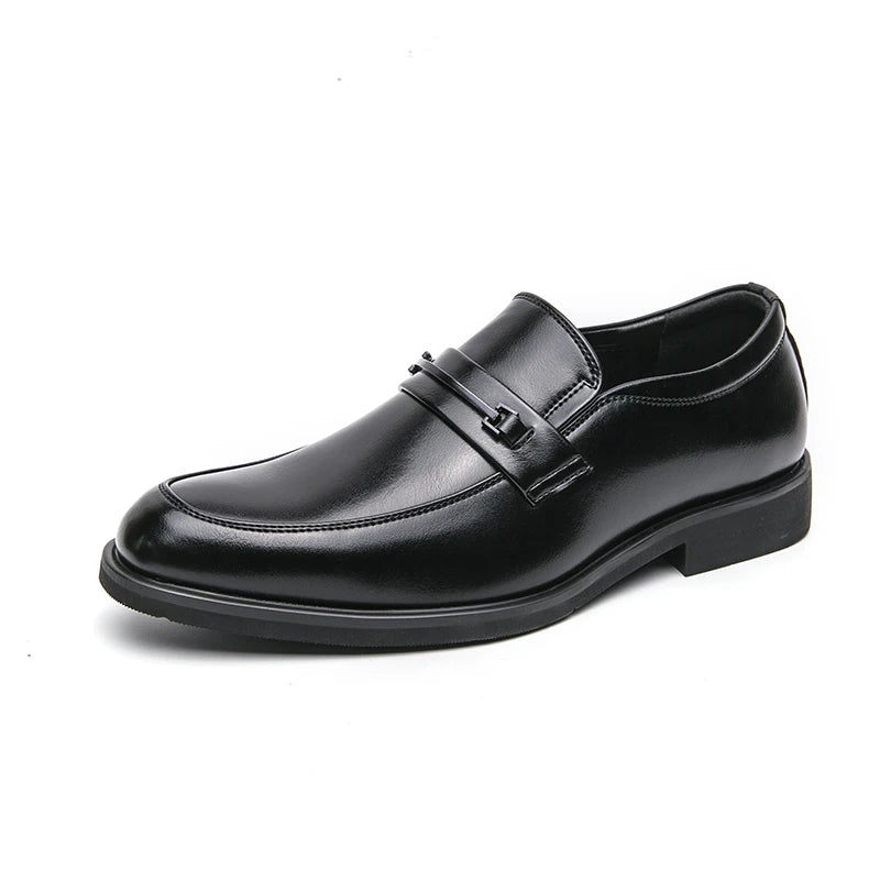 Mocassins homme barrette métallique
