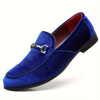Mocassins homme à barrette métallique