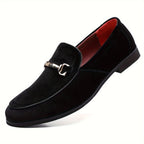 Mocassins homme à barrette métallique