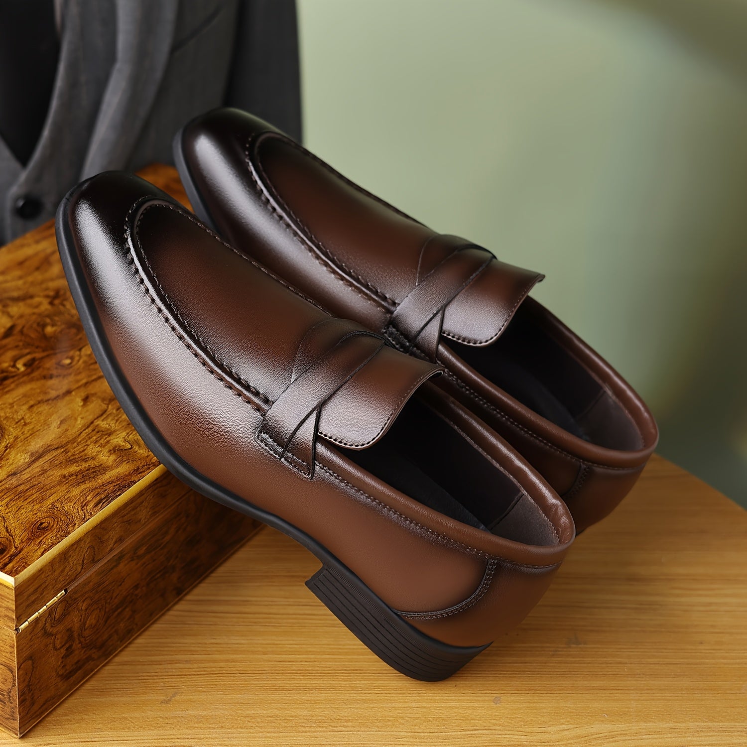 Mocassins homme classiques à bride