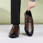 Mocassins homme classiques à bride