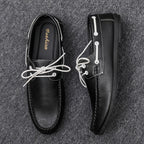 Mocassins homme coutures décoratives