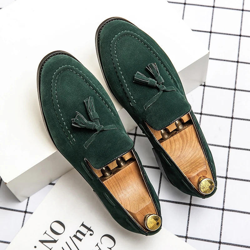 Mocassins homme dessus structuré