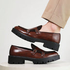 Mocassins homme à double boucle
