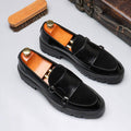 Mocassins homme à double boucle