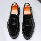 Mocassins homme à double boucle