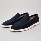 Mocassins homme effet daim à enfiler
