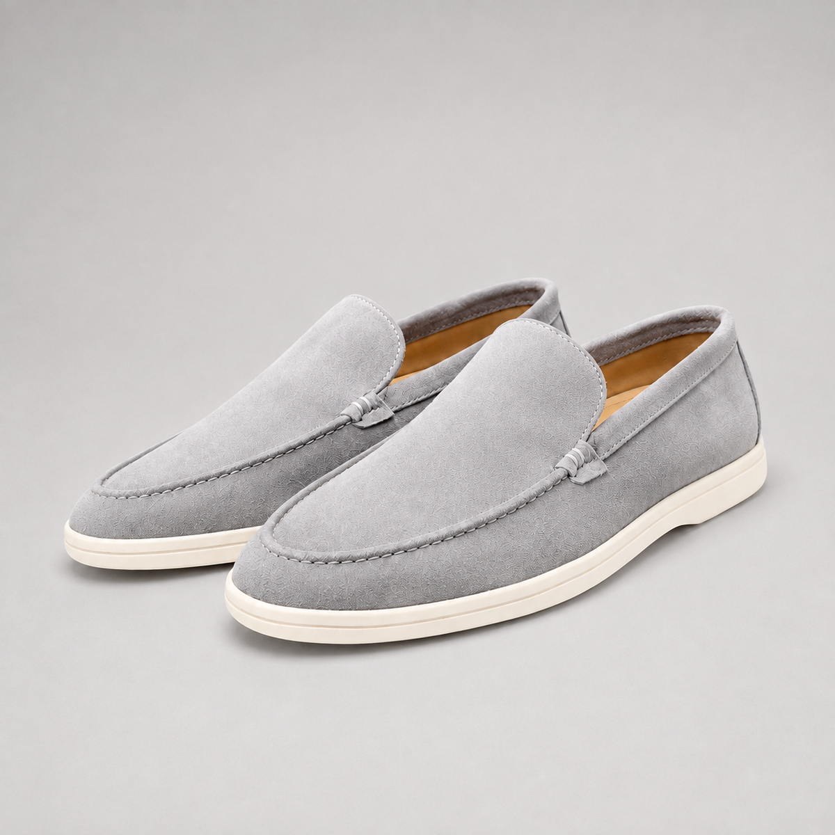 Mocassins homme effet daim à enfiler