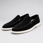 Mocassins homme effet daim à enfiler