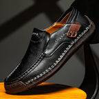 Mocassins homme en cuir à enfiler