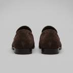 Mocassins homme en daim à bride fendue