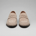Mocassins homme en daim à bride fendue