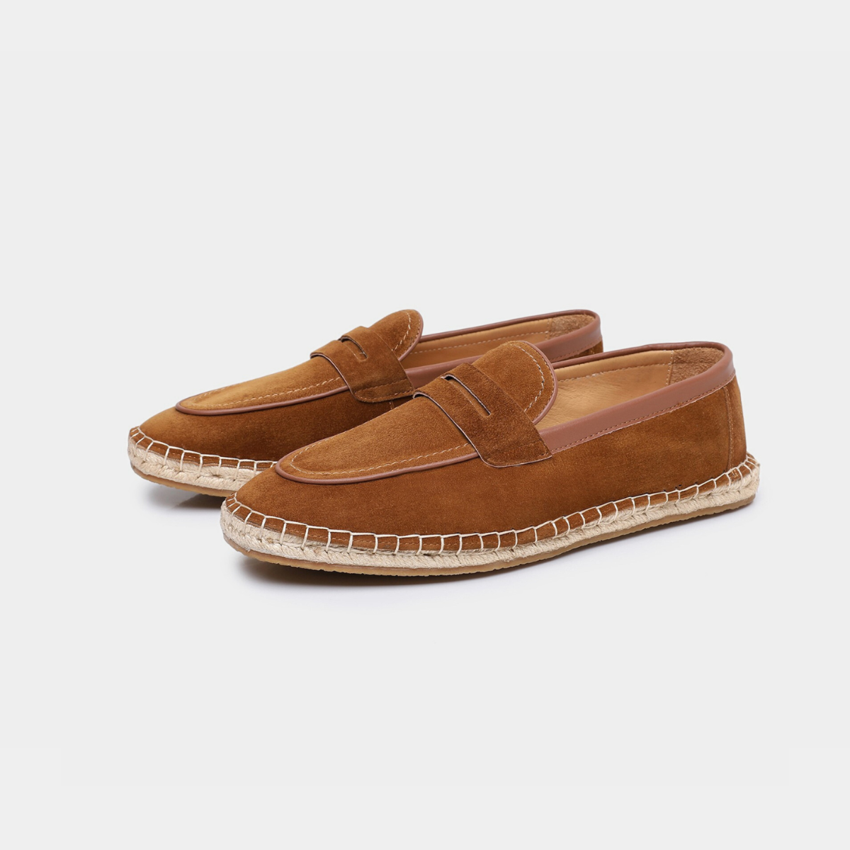 Mocassins homme espadrille à mors