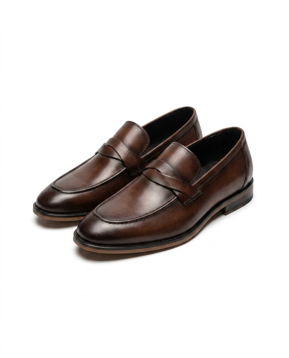 Mocassins homme habillés à enfiler