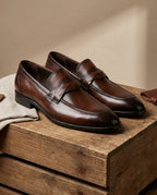 Mocassins homme habillés à enfiler
