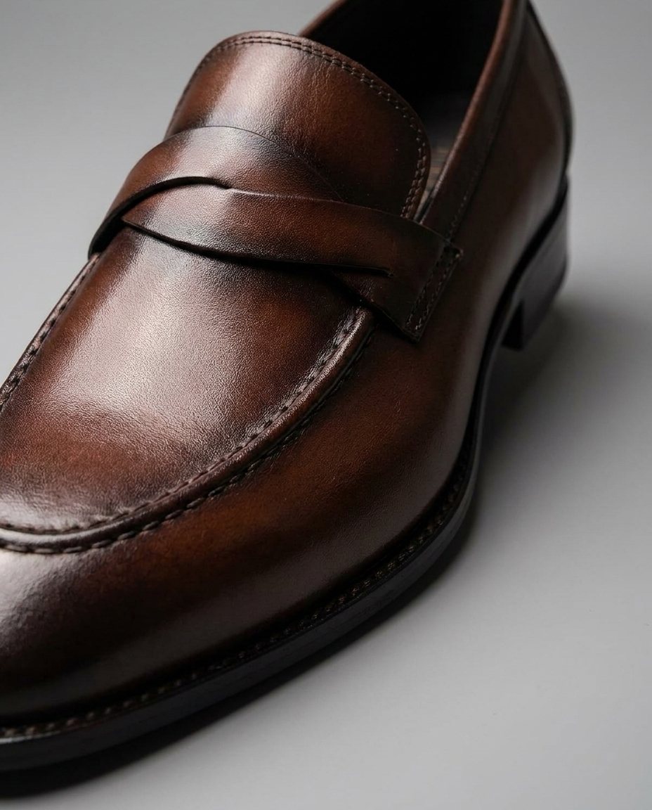 Mocassins homme habillés à enfiler