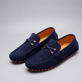 Mocassins homme perforés à picots