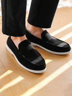 Mocassins homme à semelle contrastée