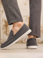 Mocassins homme à semelle contrastée