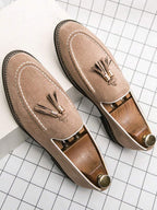 Mocassins homme à surpiqûres
