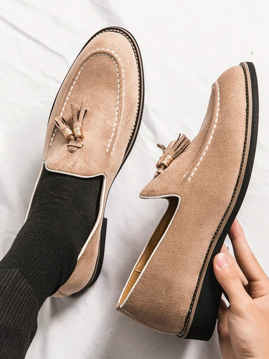 Mocassins homme à surpiqûres