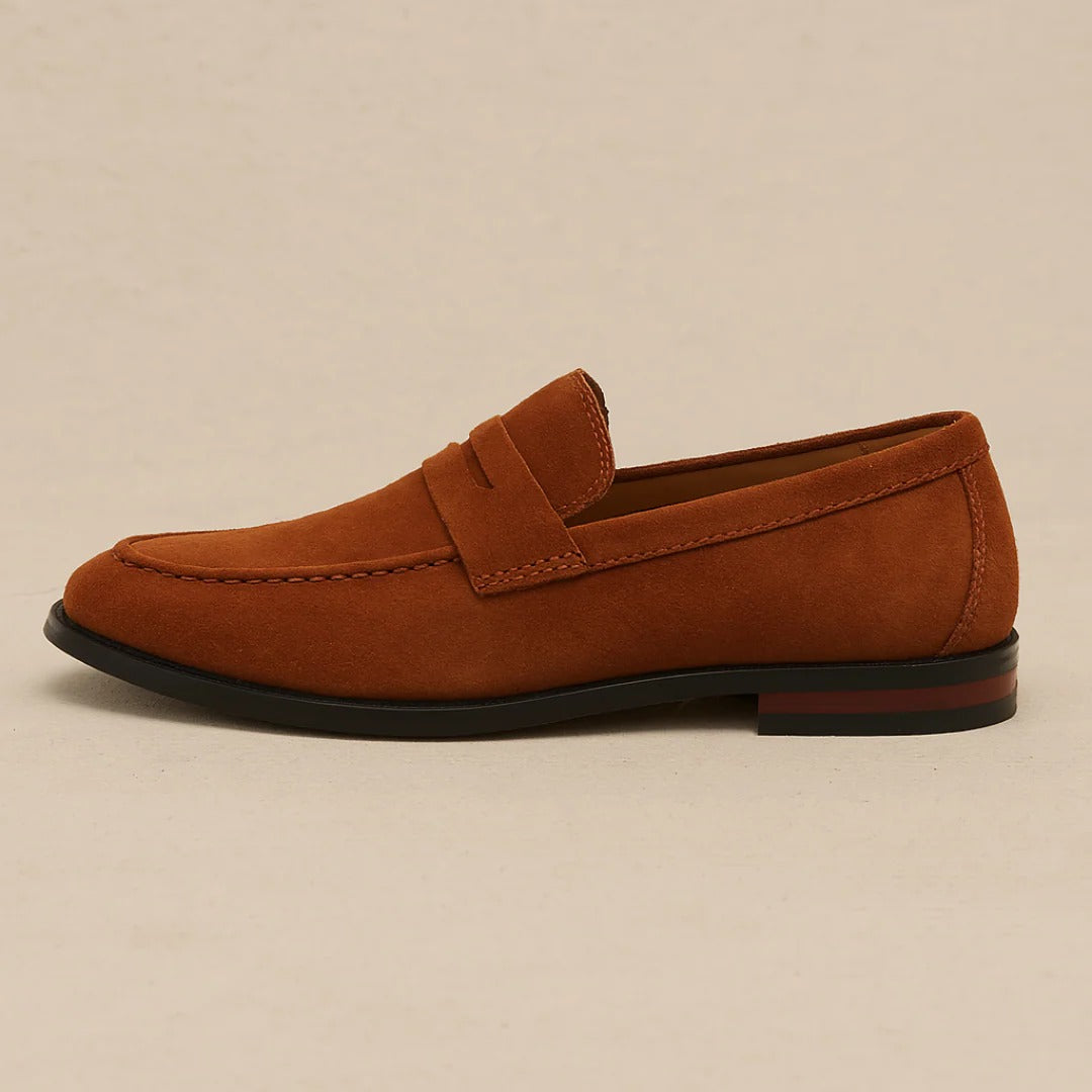 Mocassins penny homme à semelle basse